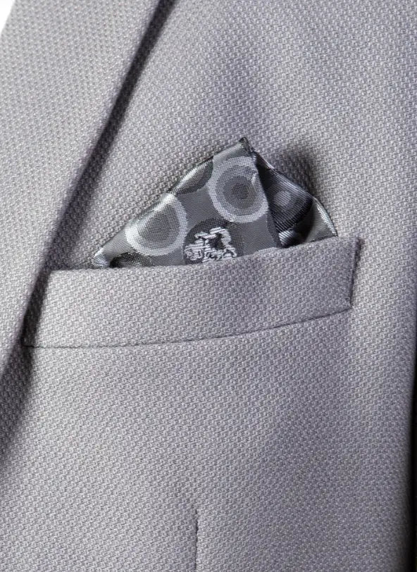 2-Piece Gray Suit - Marc Darcy Edwin Silver Suit 2pc