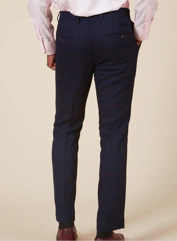 Navy blue 2pc. gentlemen's suit - Edison Redline