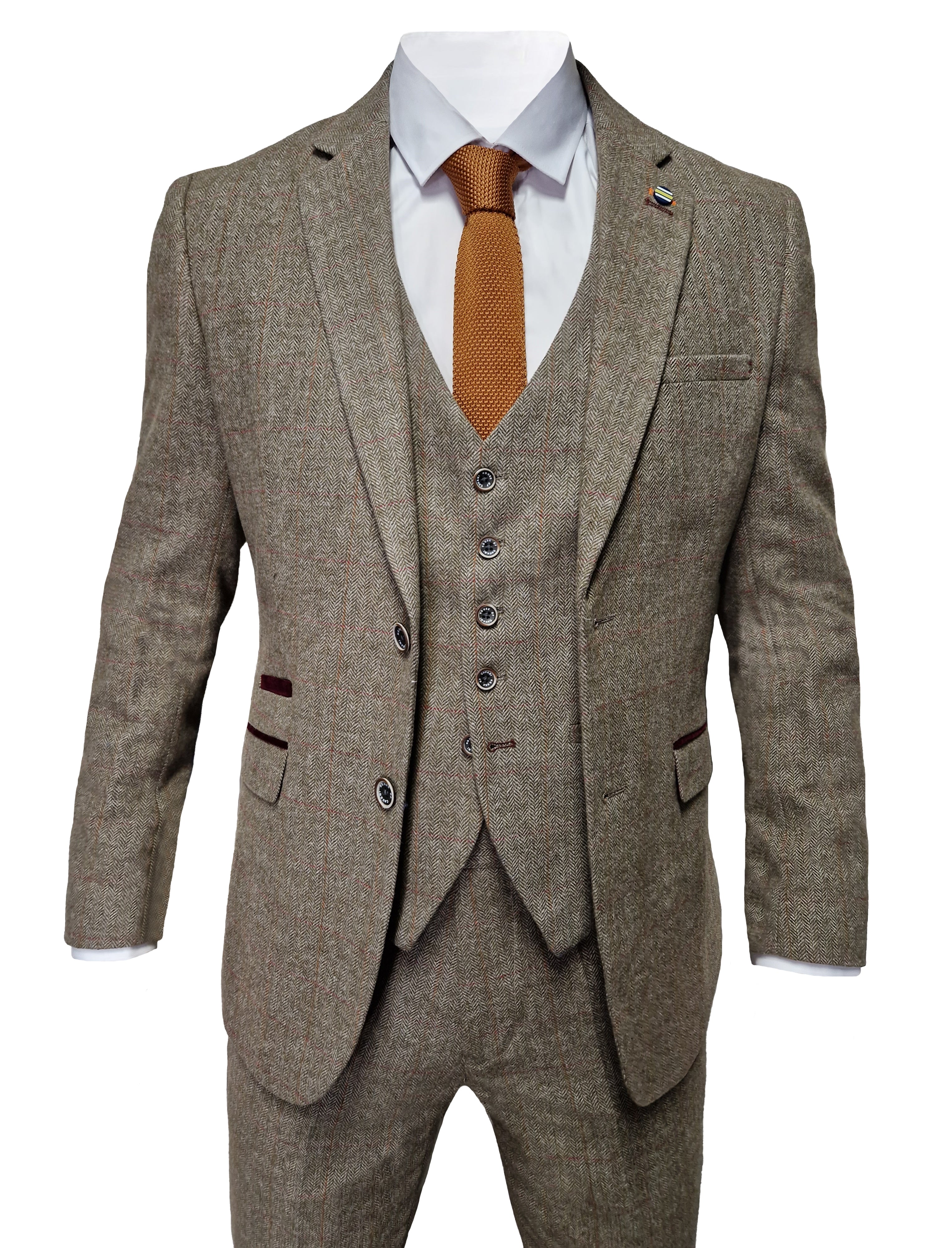 Shelby Suit, 3-Piece Cavani Gaston Suit Sage