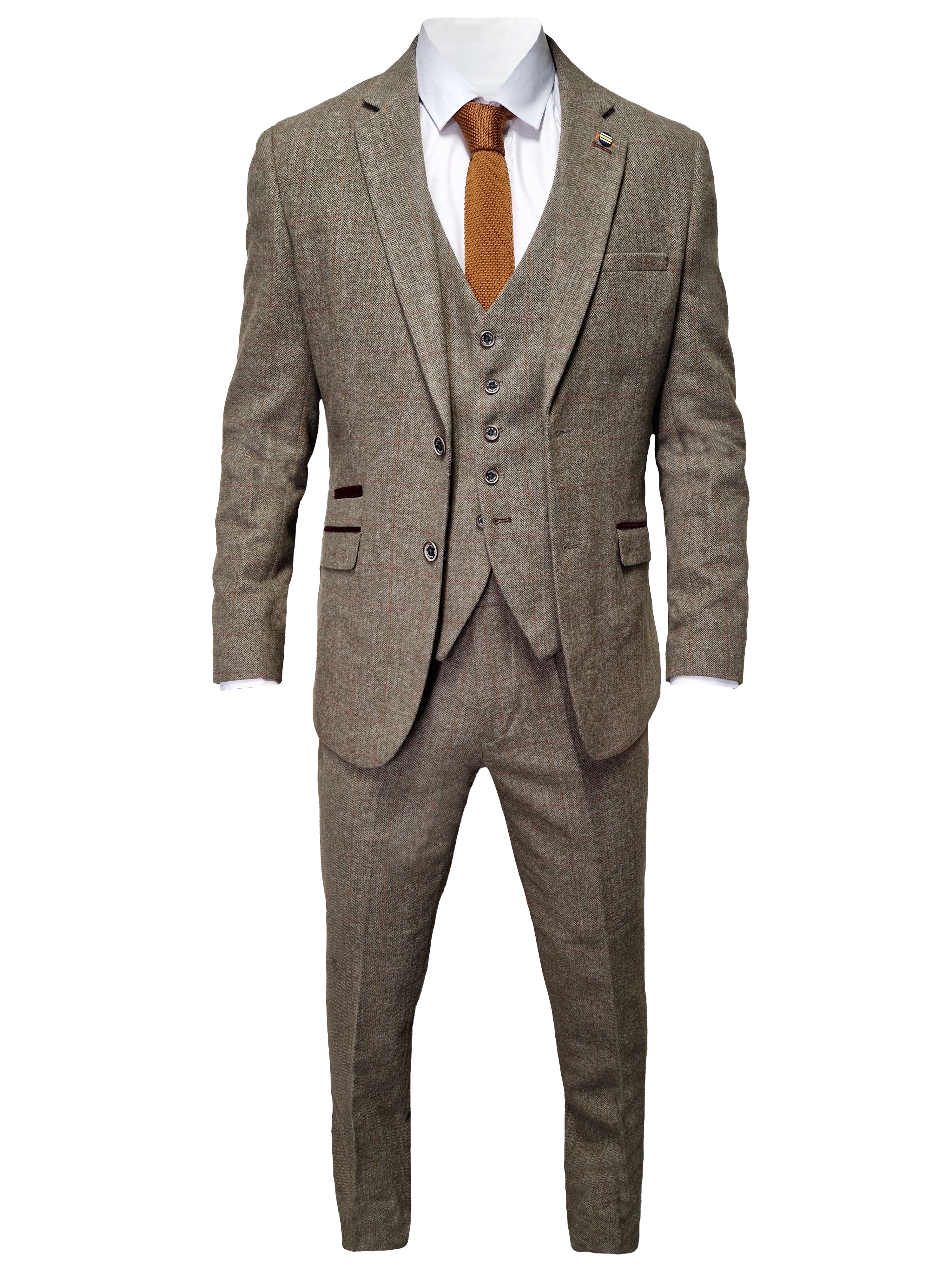 Shelby Suit, 3-Piece Cavani Gaston Suit Sage