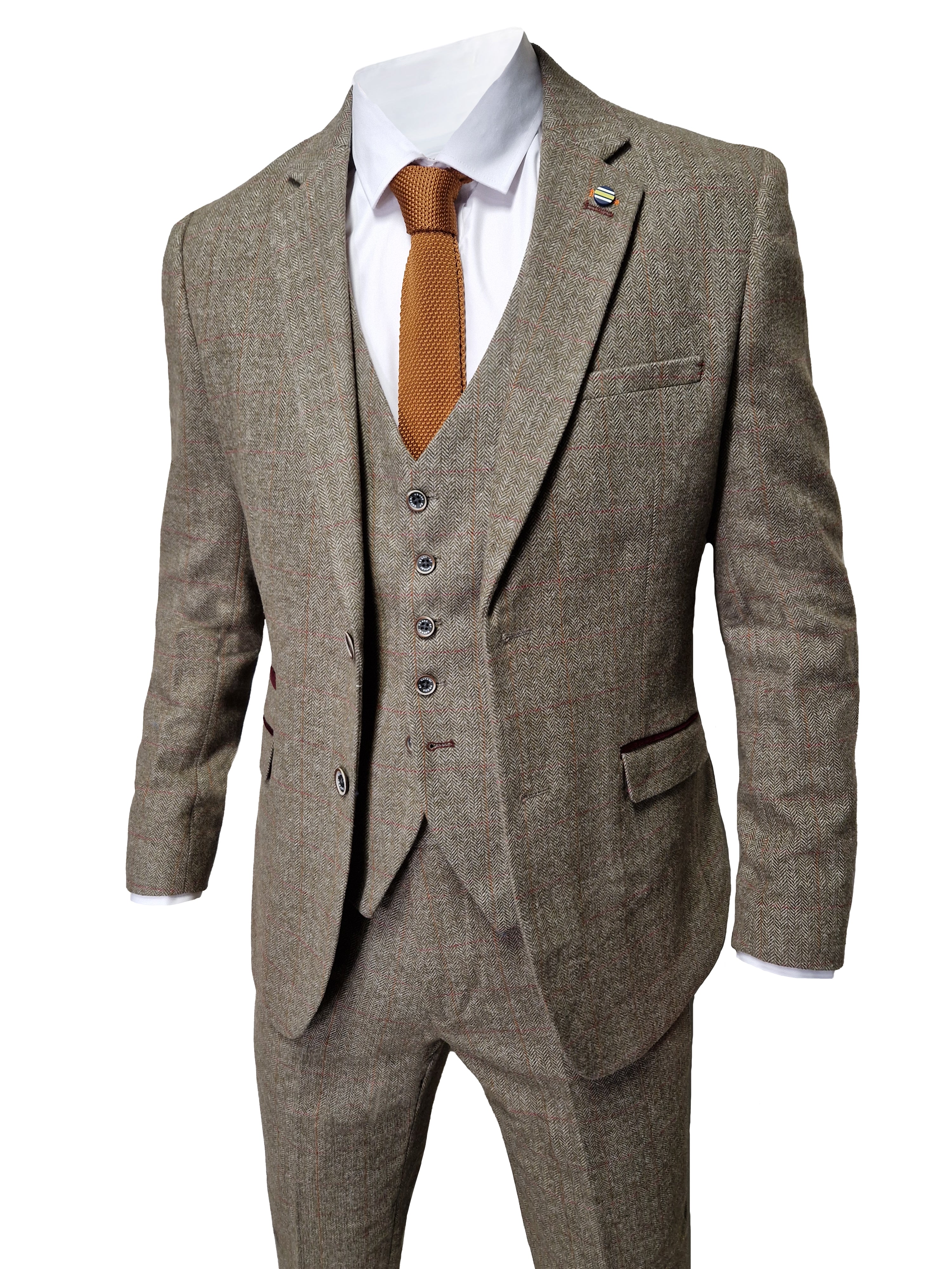 Shelby Suit, 3-Piece Cavani Gaston Suit Sage