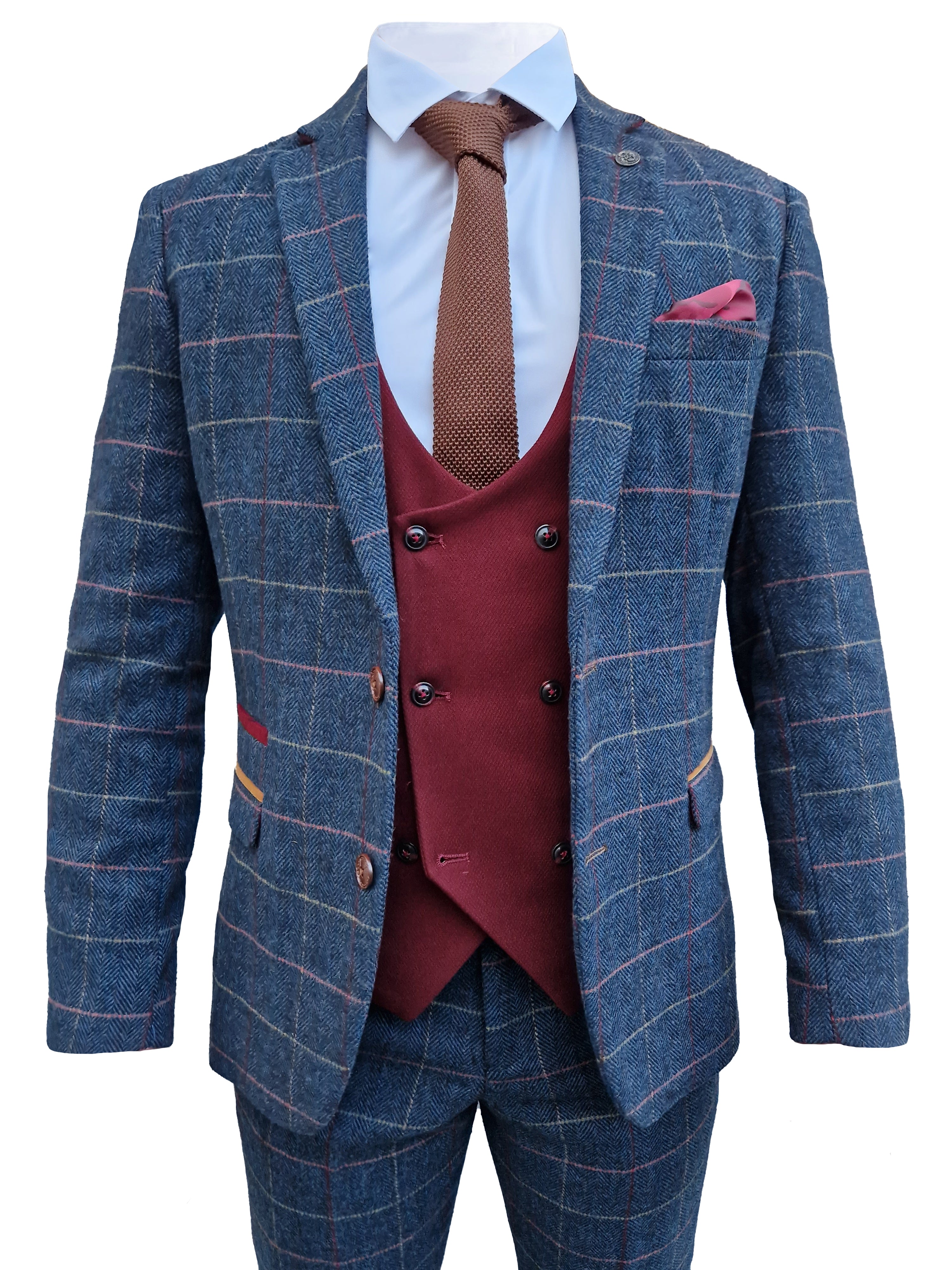 3-Piece Men's Suit Tweed Eton - Mix & Match