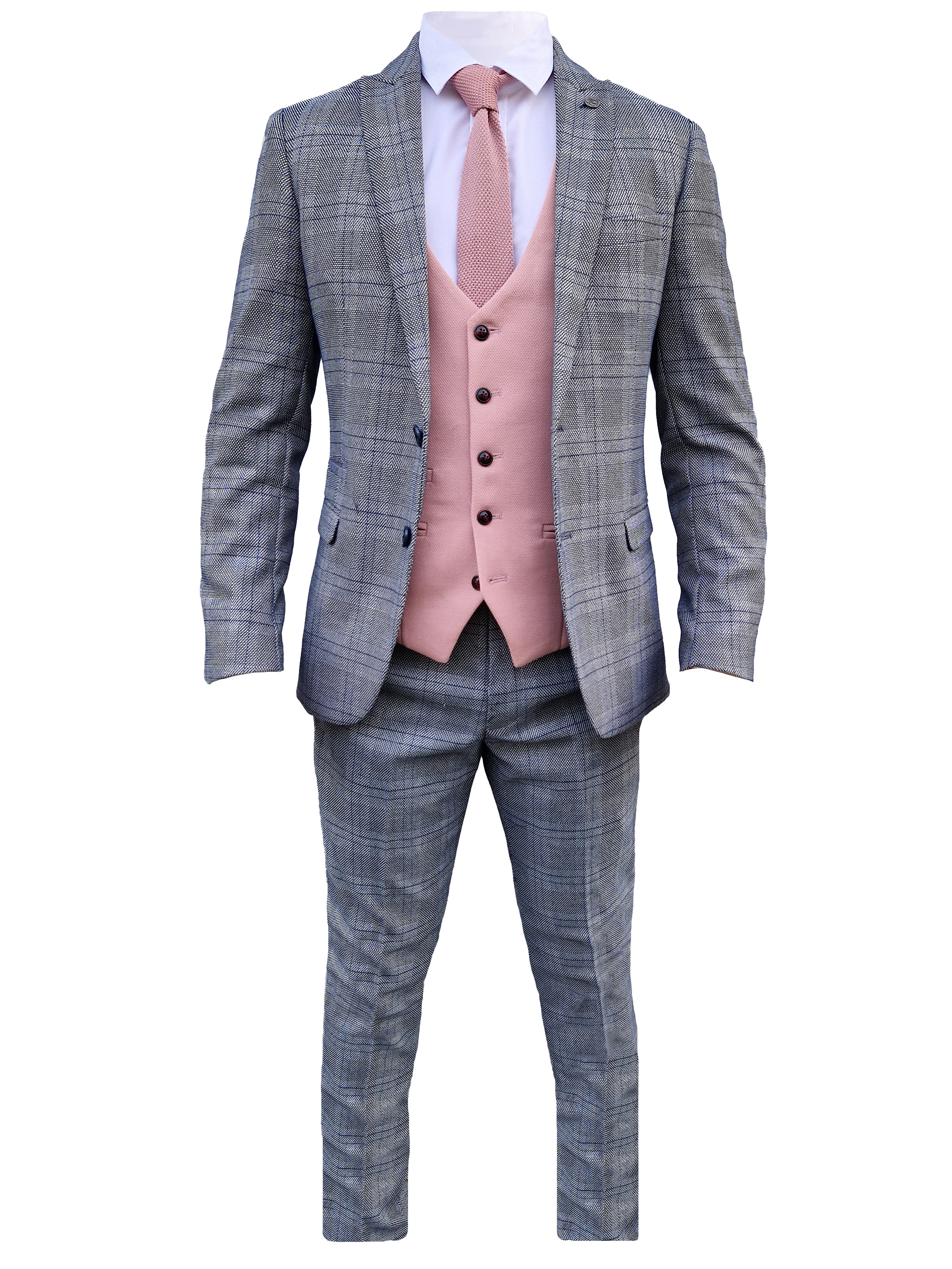 3-Piece Suit Jerry Grey Mix & Match - Marc Darcy