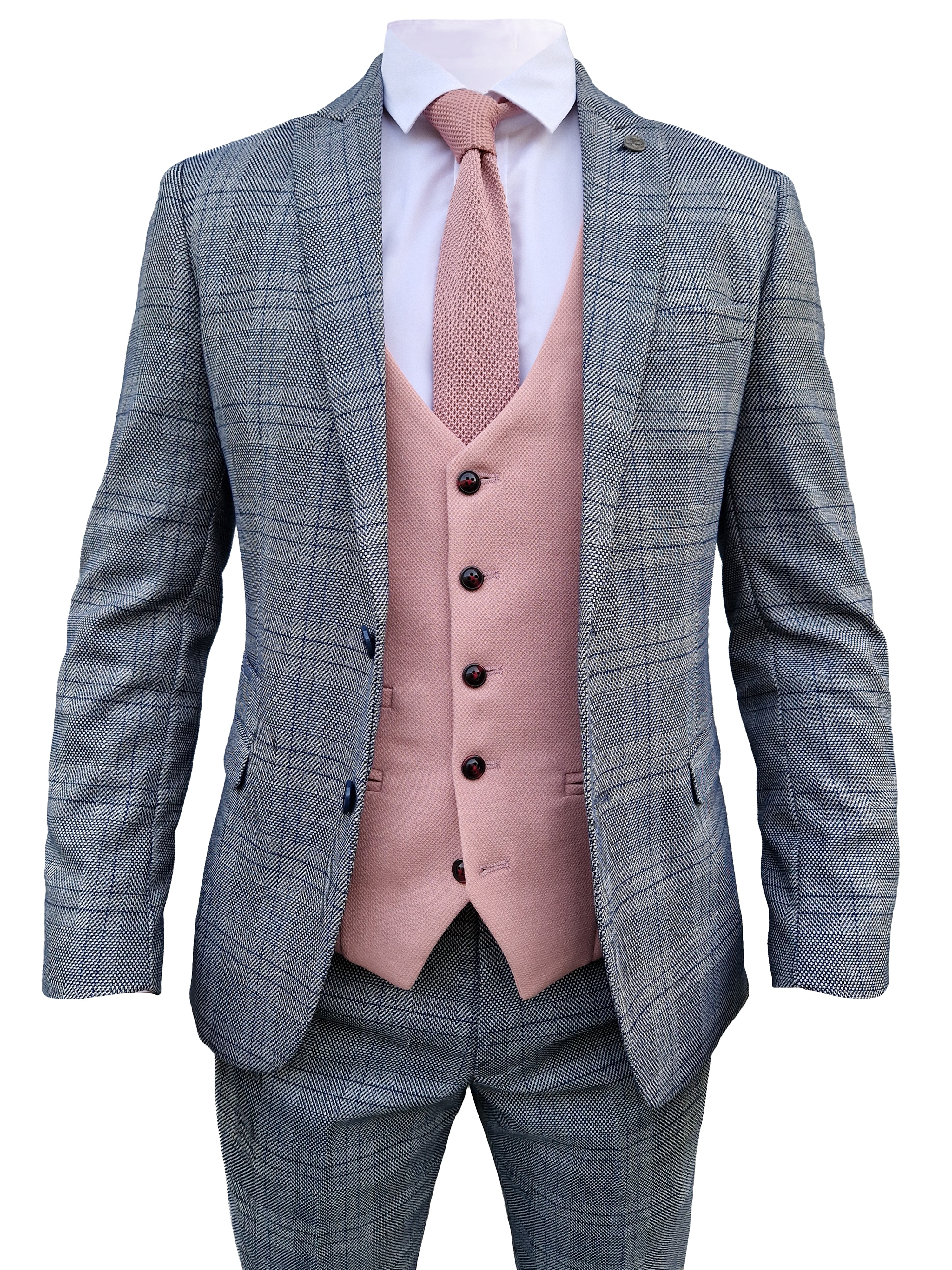 3-Piece Suit Jerry Grey Mix & Match - Marc Darcy