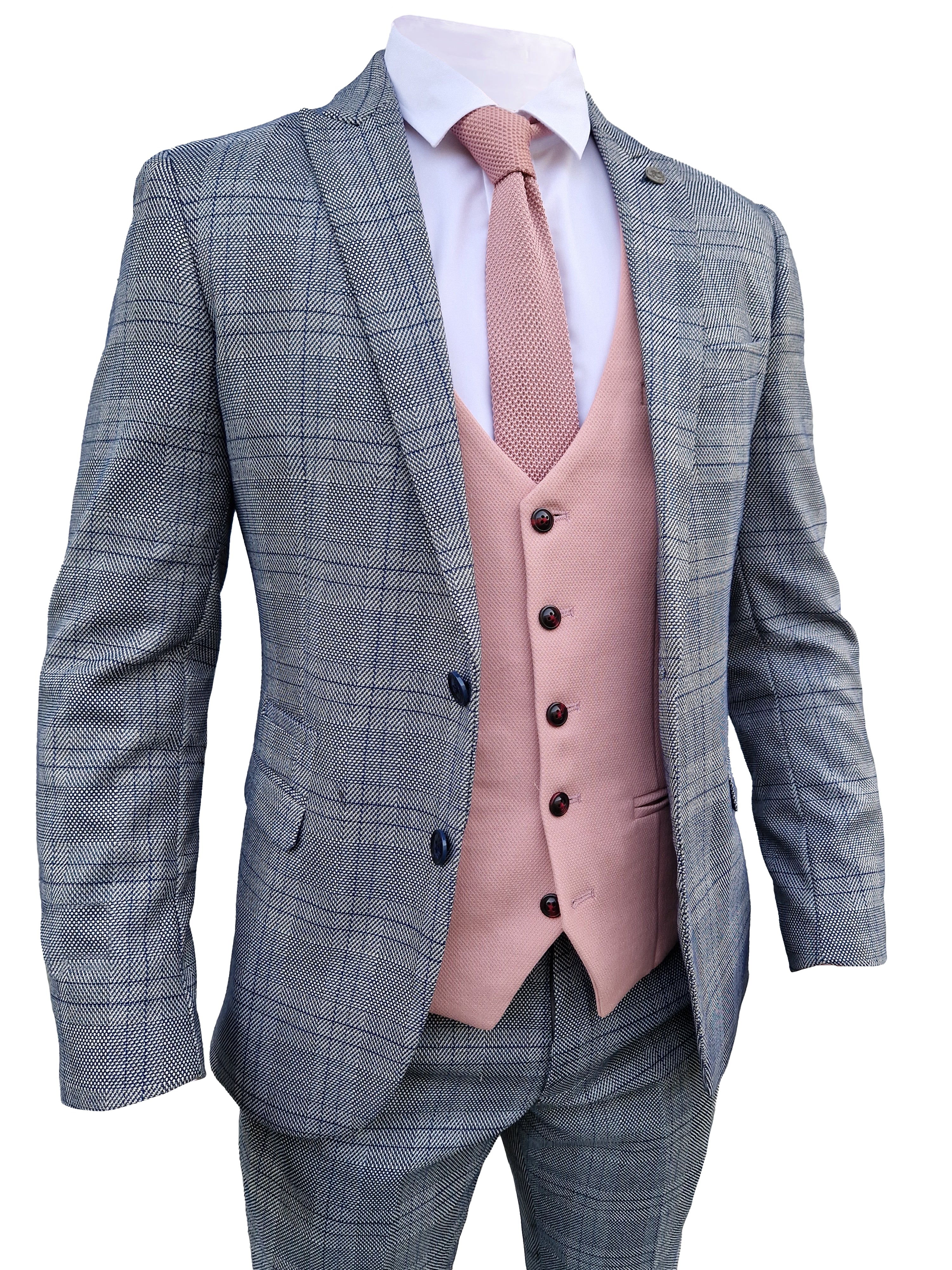 3-Piece Suit Jerry Grey Mix & Match - Marc Darcy