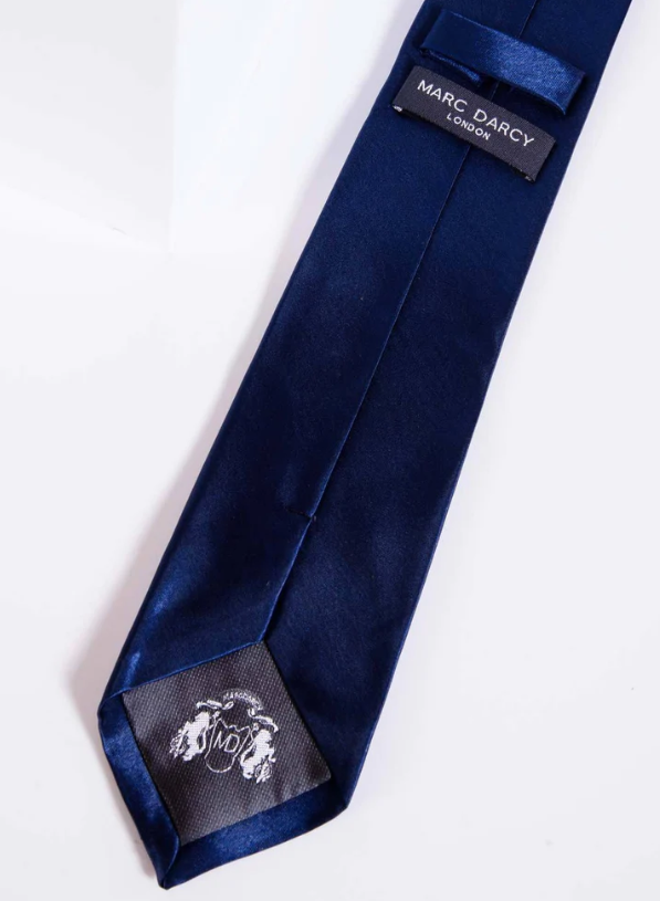 Tie Blue Satin | Marc Darcy