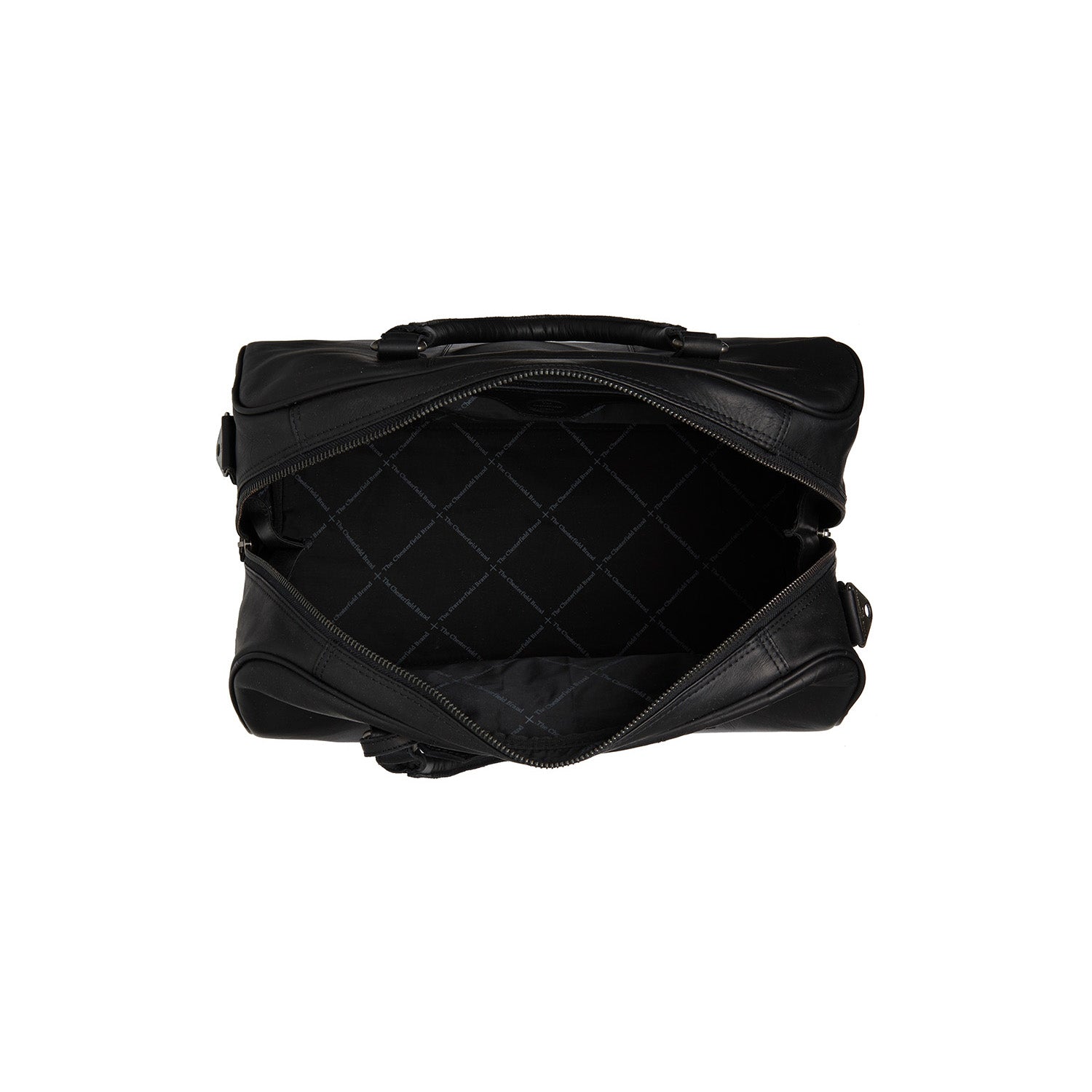 Leather Weekend Bag - The Chesterfield Brand Liam Black