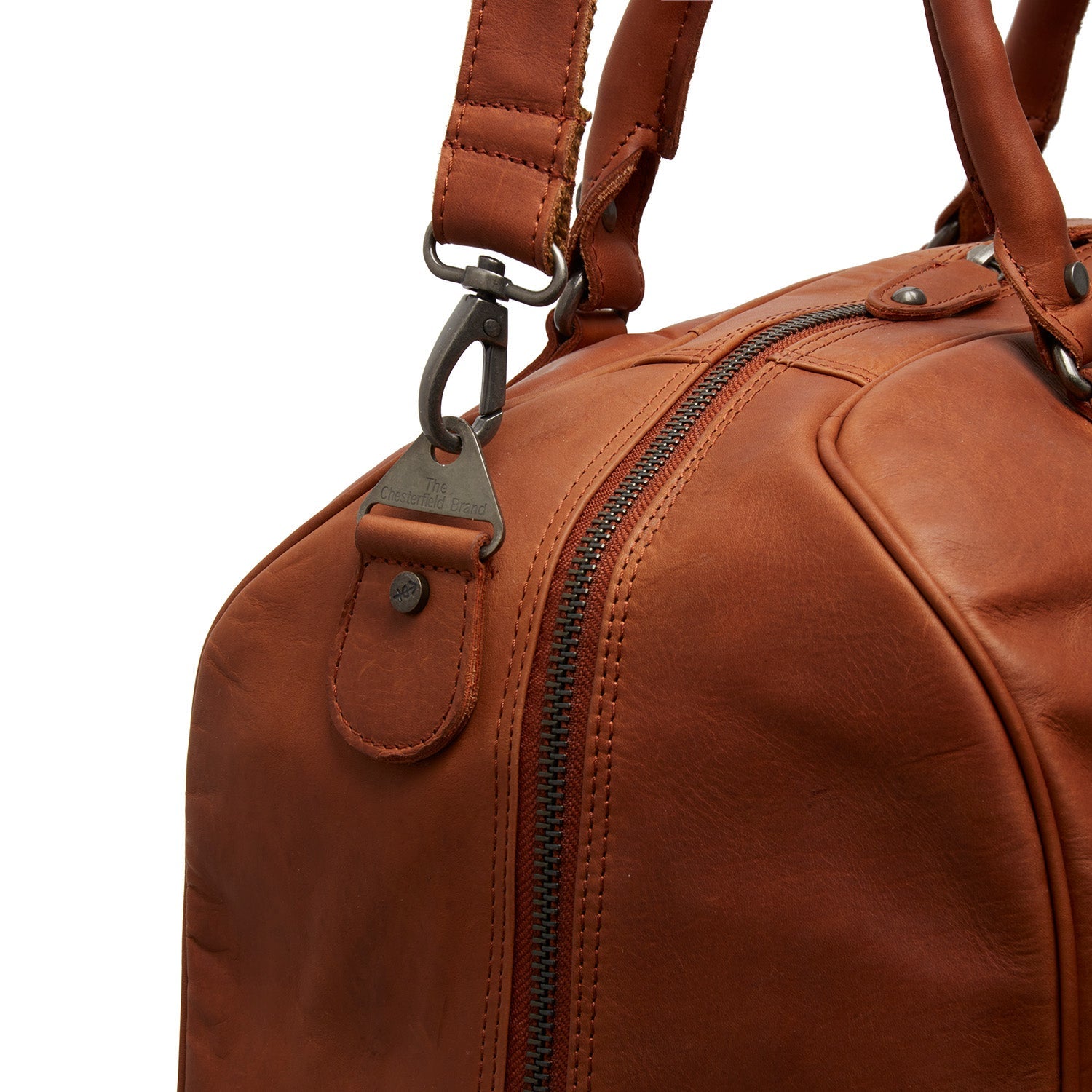 Leather Weekend Bag - The Chesterfield Brand Liam Cognac