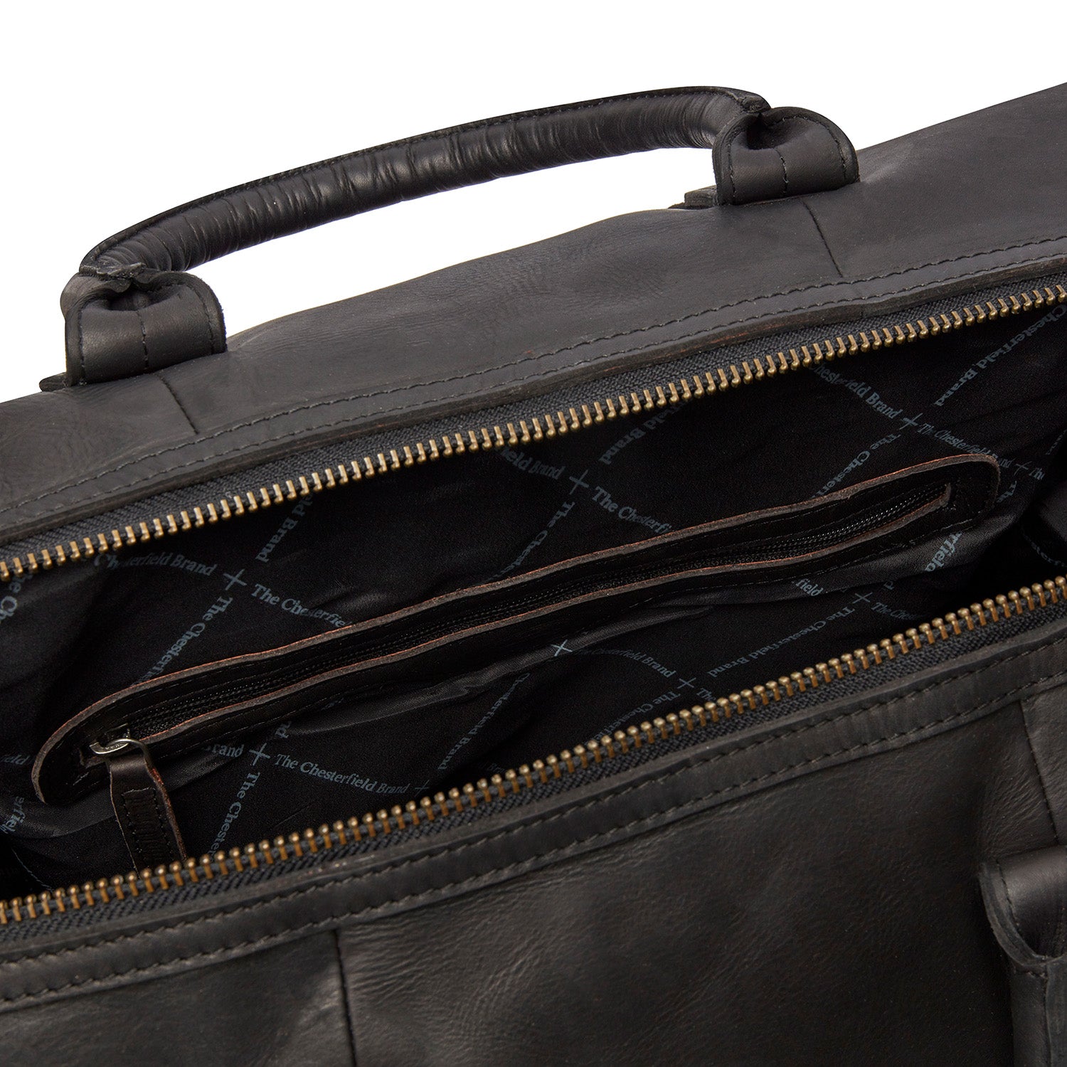 Leather Weekend Bag - The Chesterfield Brand Portsmouth Black