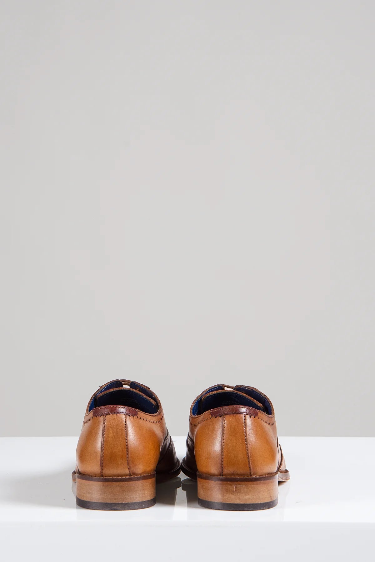 Brown Leather Shoes, Marc Darcy Carson, Wingtip Brogue