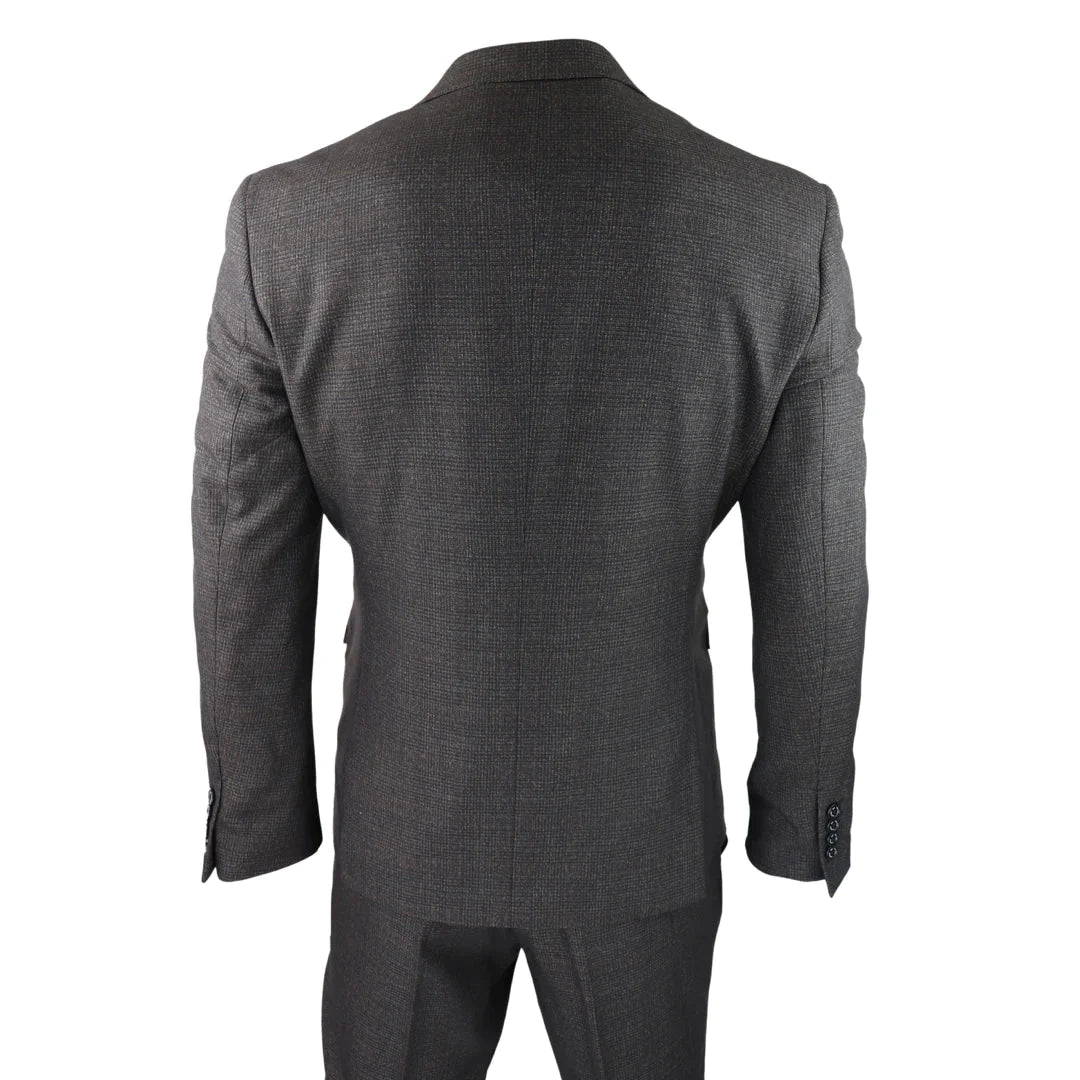 Men's Suit Dark Brown - Cavani Caridi