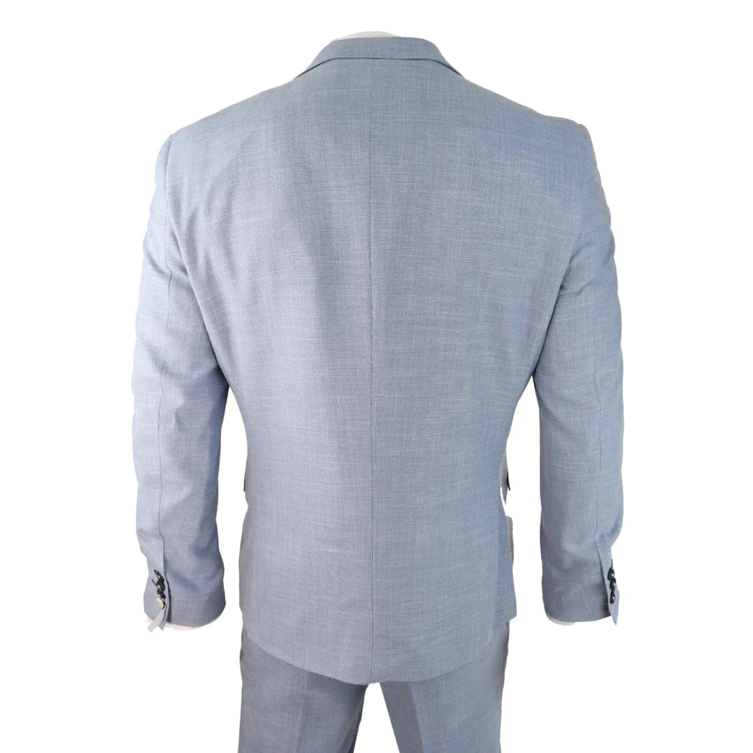 Three-Piece Suit Cavani Miami Sky Slim Fit Suit