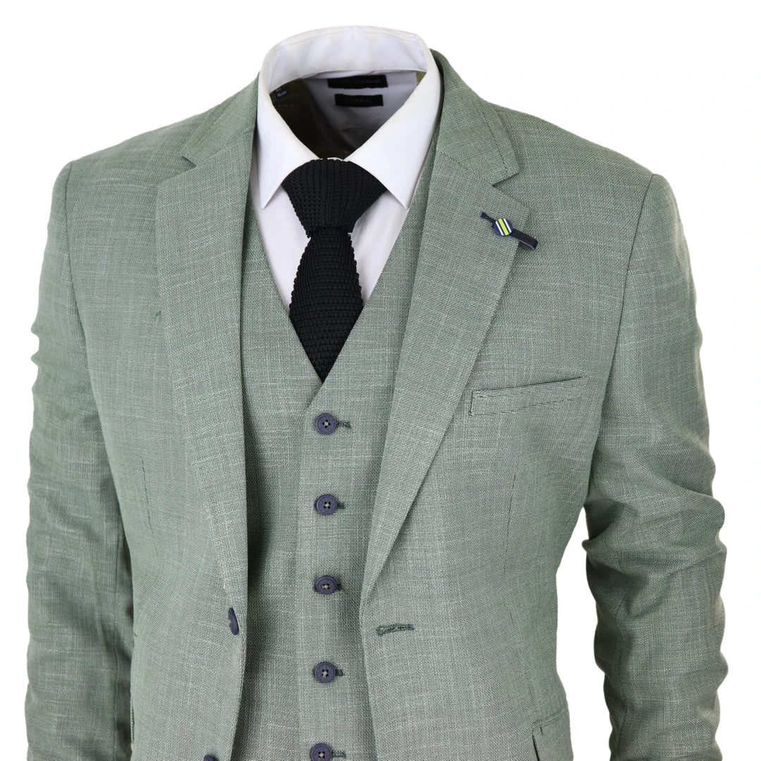 Three-Piece Suit Cavani Sage