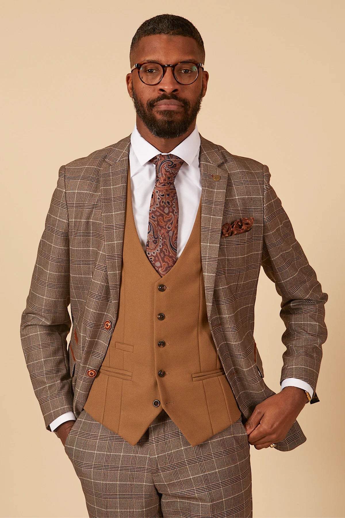 Three-Piece Suit Ray tan Mix and Match - Marc Darcy