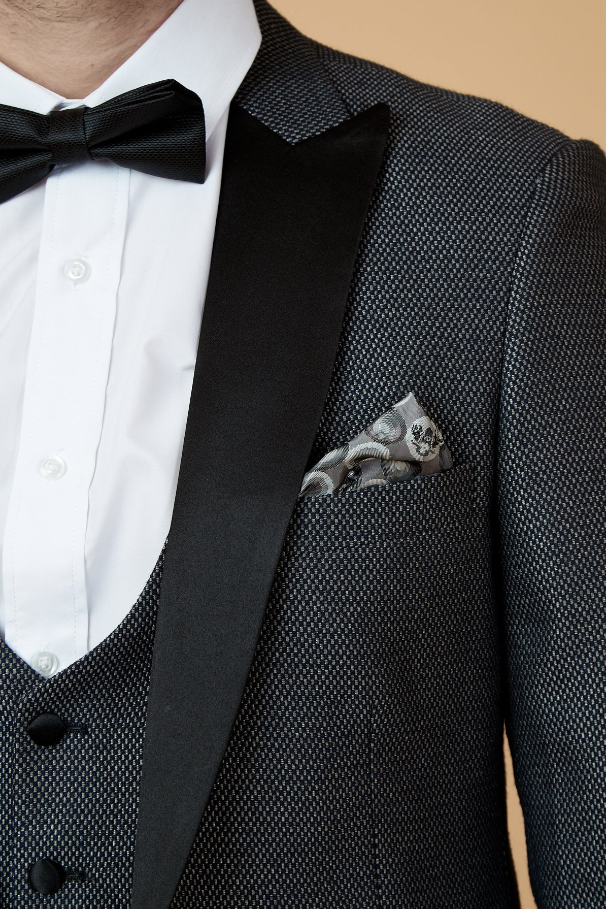 Charcoal Grey 3-Piece Tuxedo - Marc Darcy Spencer