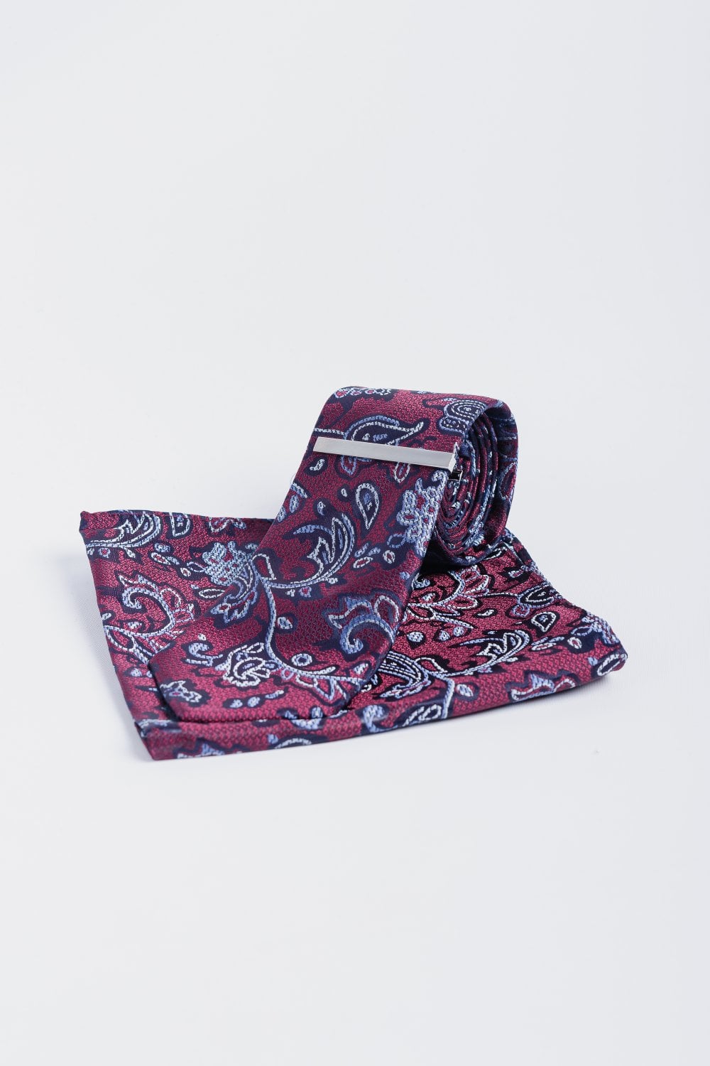 Cavani - Navy Blue Flower Tie