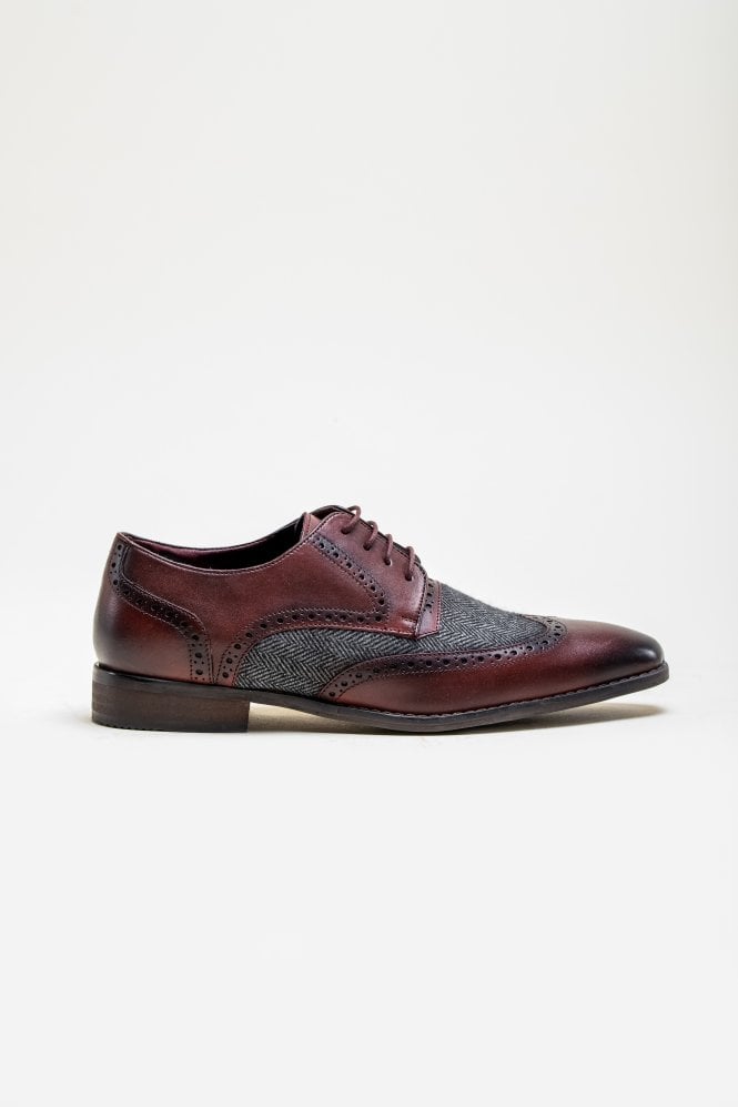 Faro Tweed Shoes Bordo | Cavani Faro Bordo