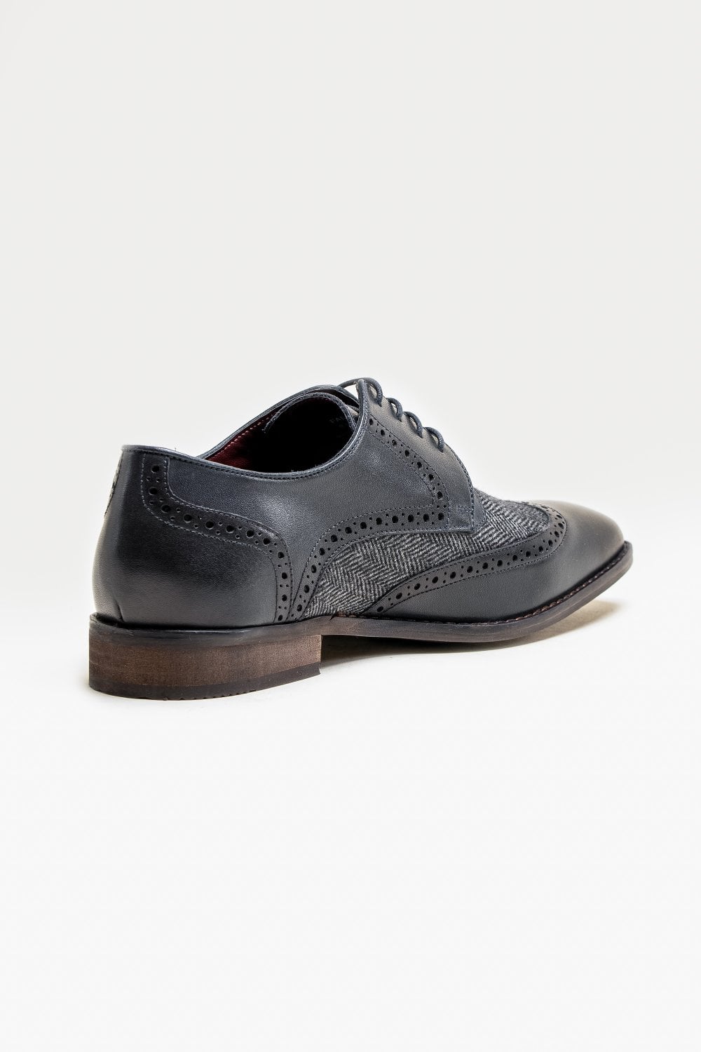 Cavani Faro Tweed Shoes Navy