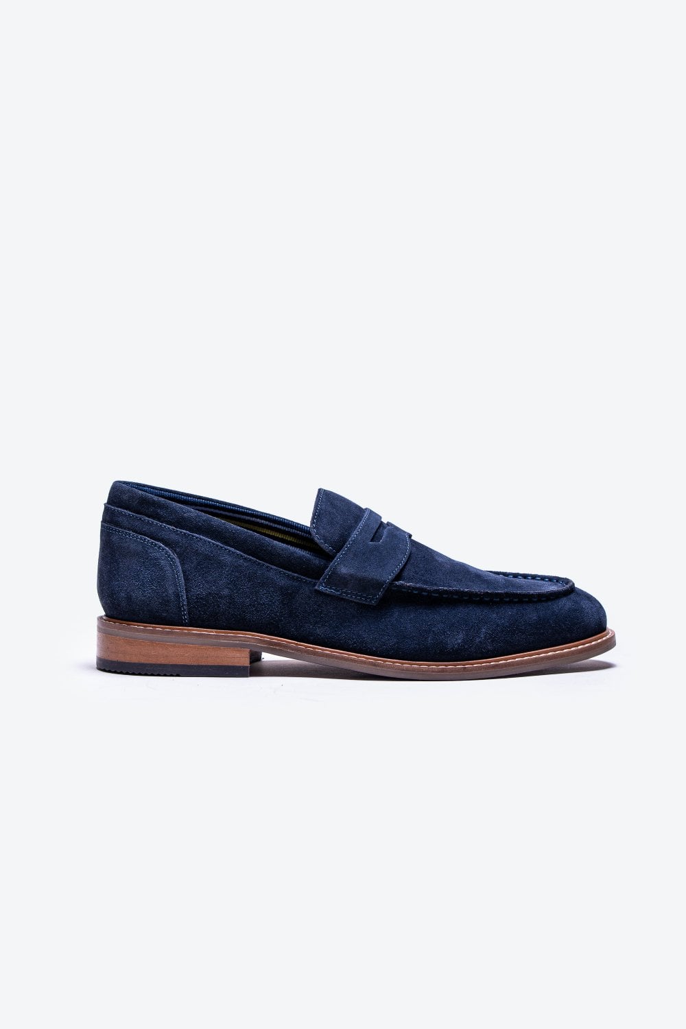 Cavani Jordan Suede Loafers - Navy