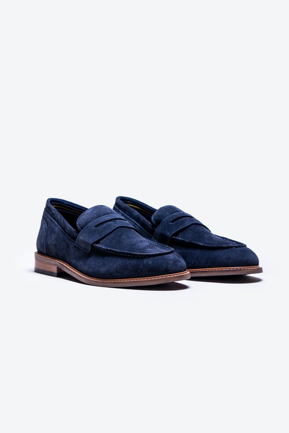 Cavani Jordan Suede Loafers - Navy