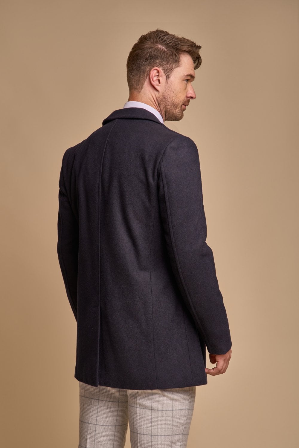 Cavani Marcus coat - Navy