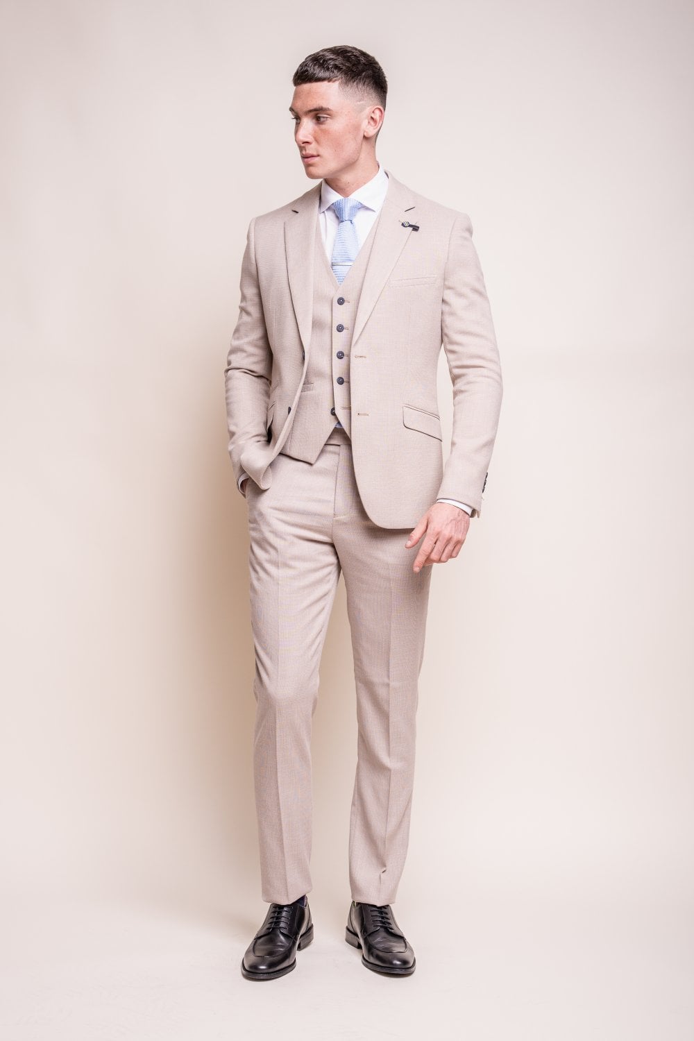 Three-Piece Suit - Cavani Miami Beige