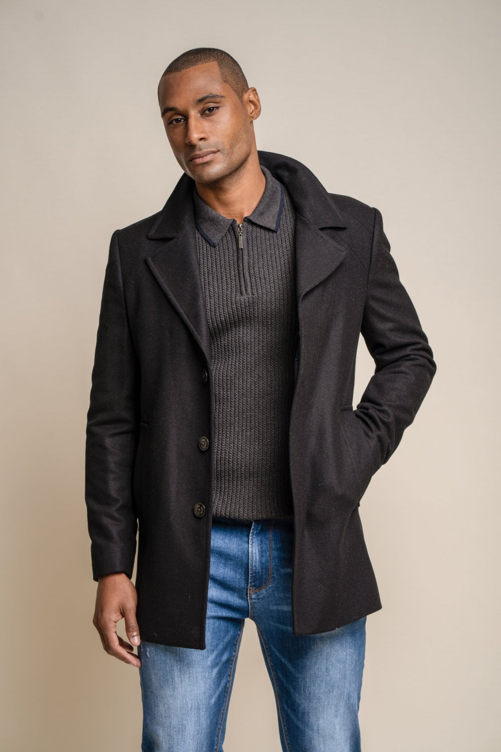 Cavani Nelson coat - Black