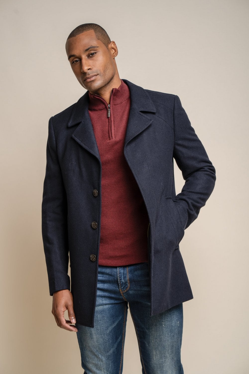 Cavani Nelson coat - Navy