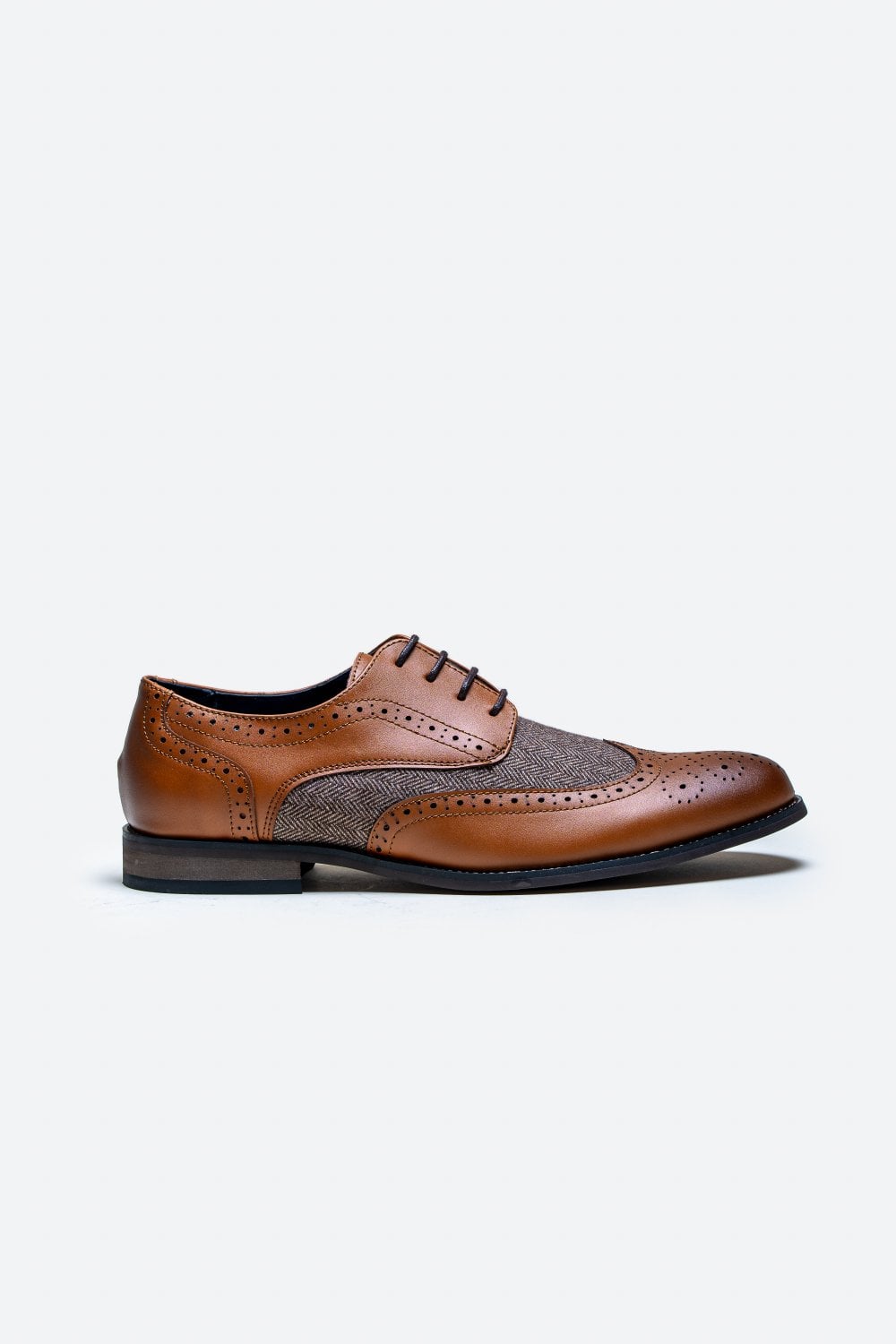 Cavani Oliver Tweed Shoes - Brown