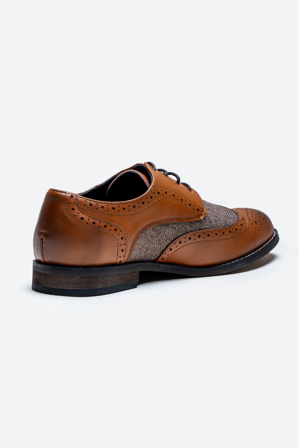 Cavani Oliver Tweed Shoes - Brown