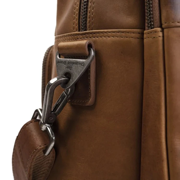 Leather Laptop Bag - The Chesterfield Brand Misha Cognac