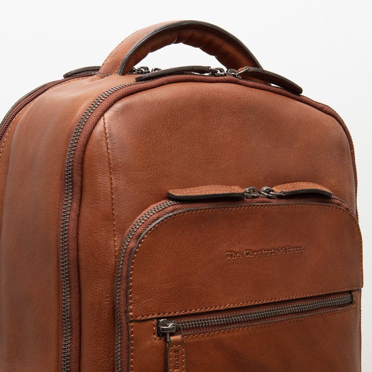 Leather Backpack - The Chesterfield Brand Tokyo Cognac