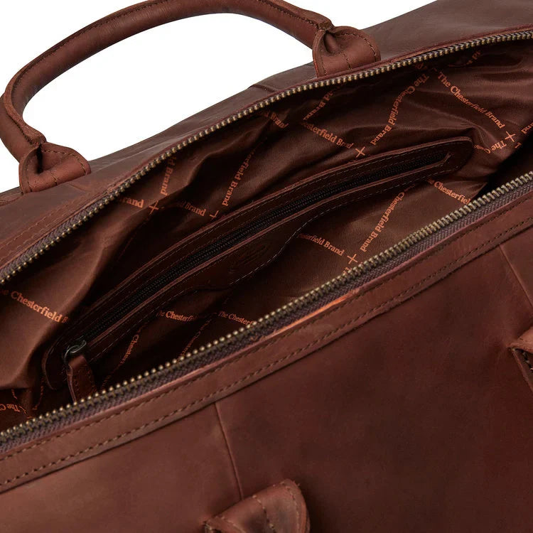 Leather Weekend Bag - The Chesterfield Brand Portsmouth Brown