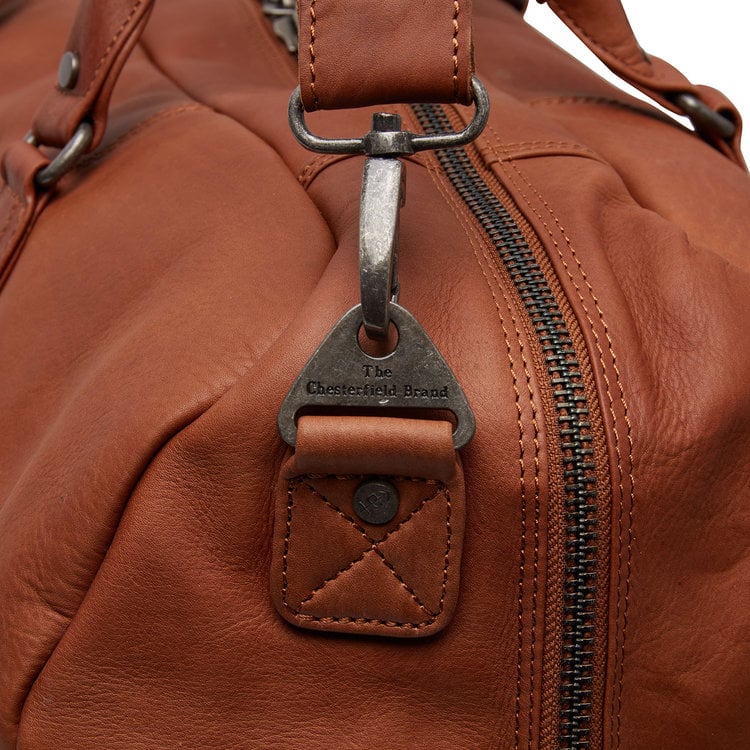 Leather Weekend Bag - The Chesterfield Brand Melbourne Cognac