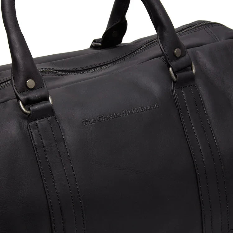 Leather Weekend Bag - The Chesterfield Brand Melbourne Black