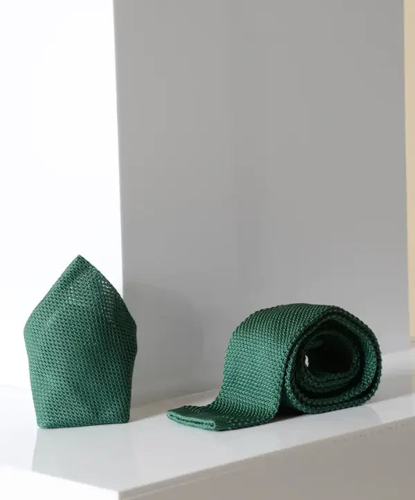 Tie Olive Green Knitted | Marc Darcy