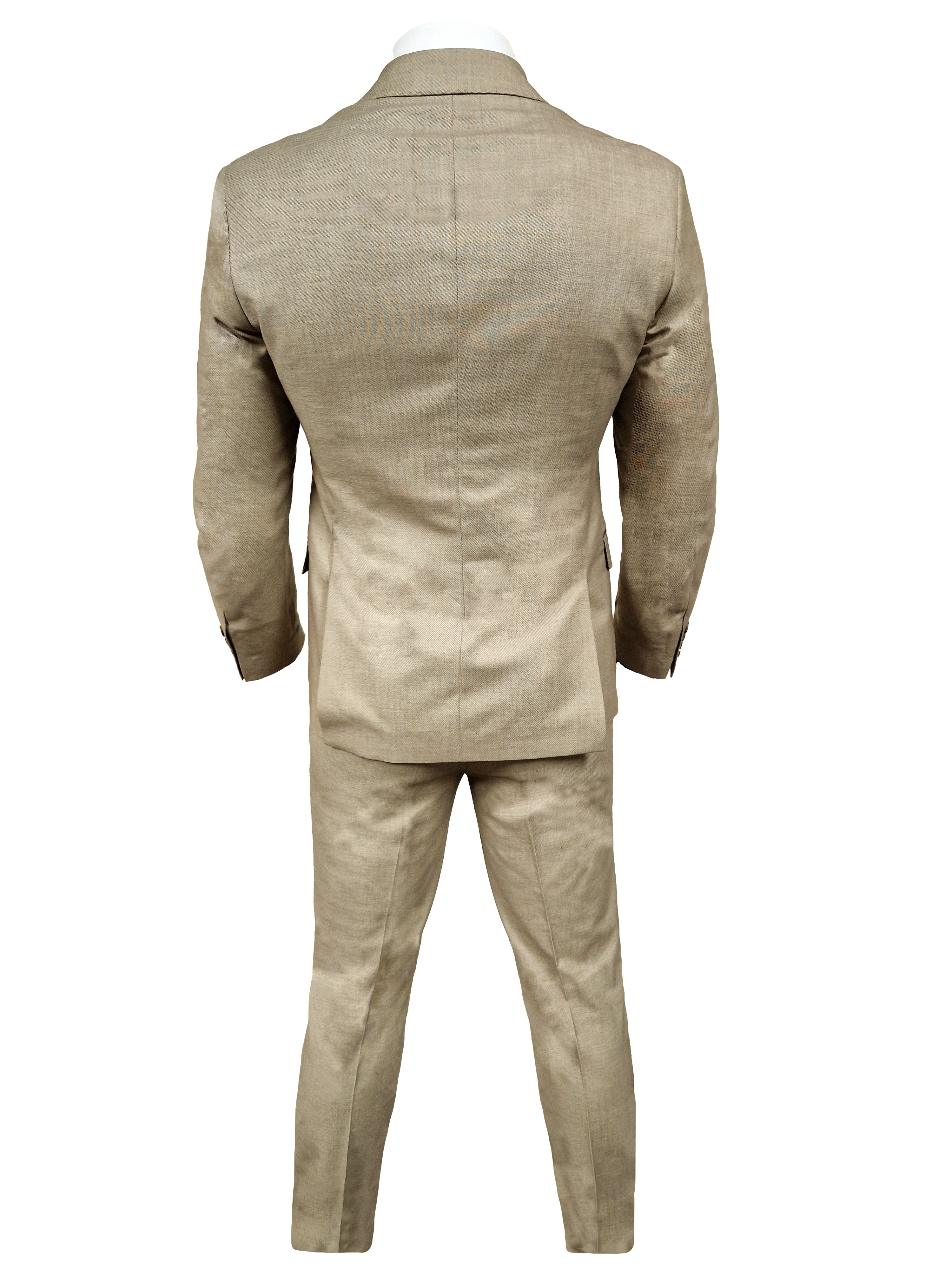 TAVERNY Major - Three-piece Men's Suit Beige