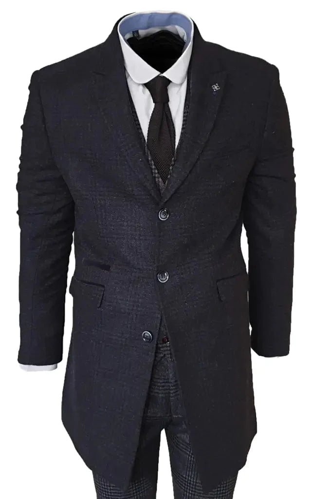 Cavani Dilano coat - navy blue - 46/S - jas