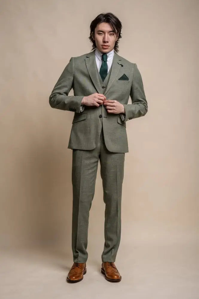 Three-Piece Suit Cavani Sage