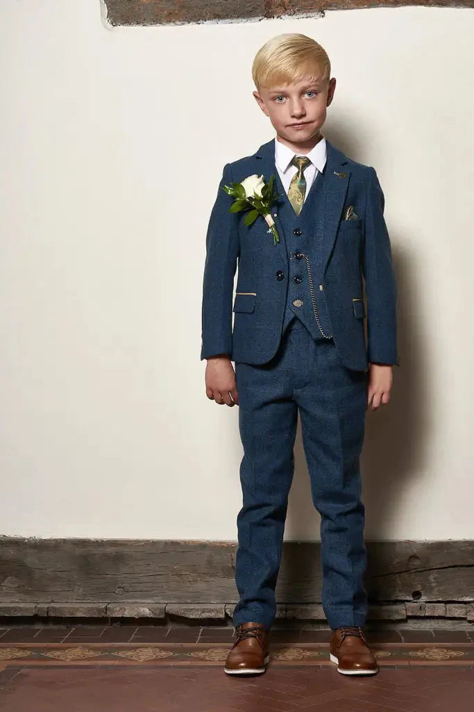 Three-piece suit for children - Dion blue - 1 year - children's