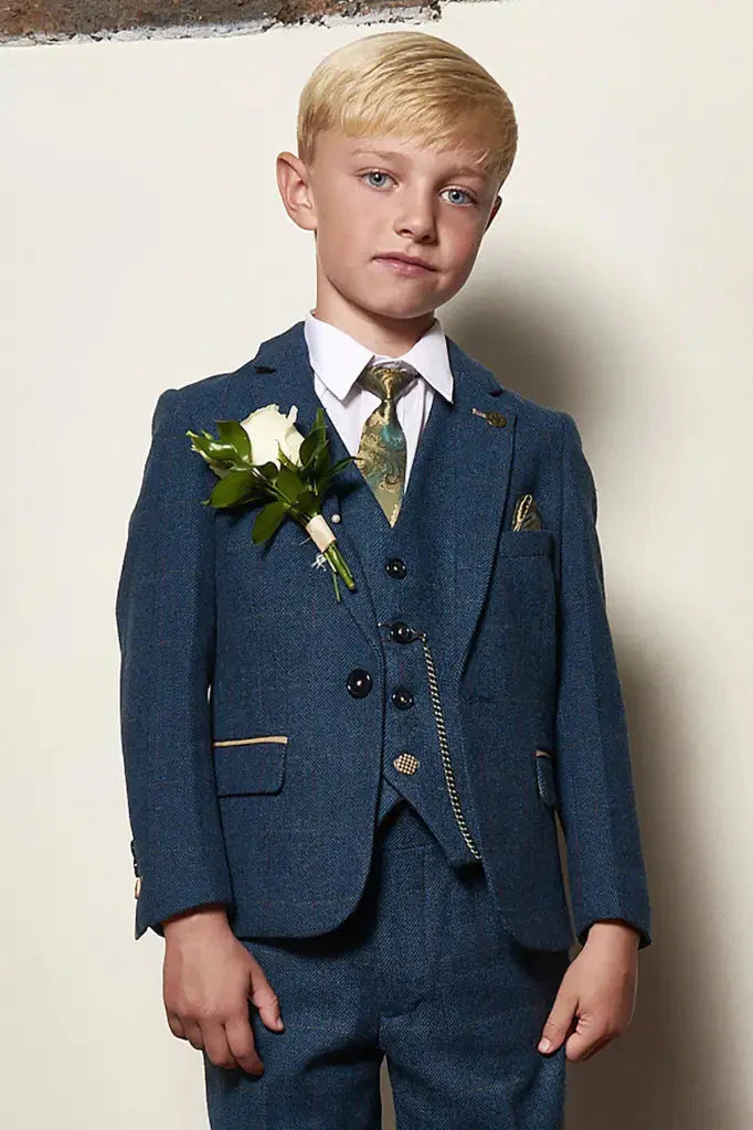 Three-piece suit for children - Dion blue - 1 year - children's