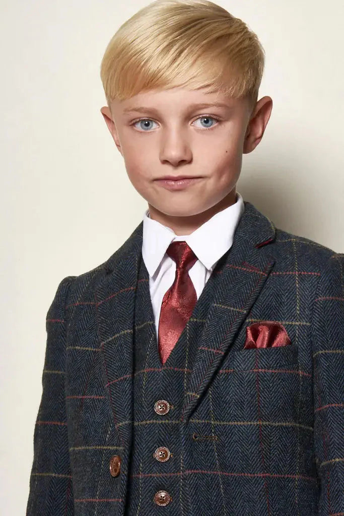 Three-piece suit for children - Tweed Eton - 1 year - children's