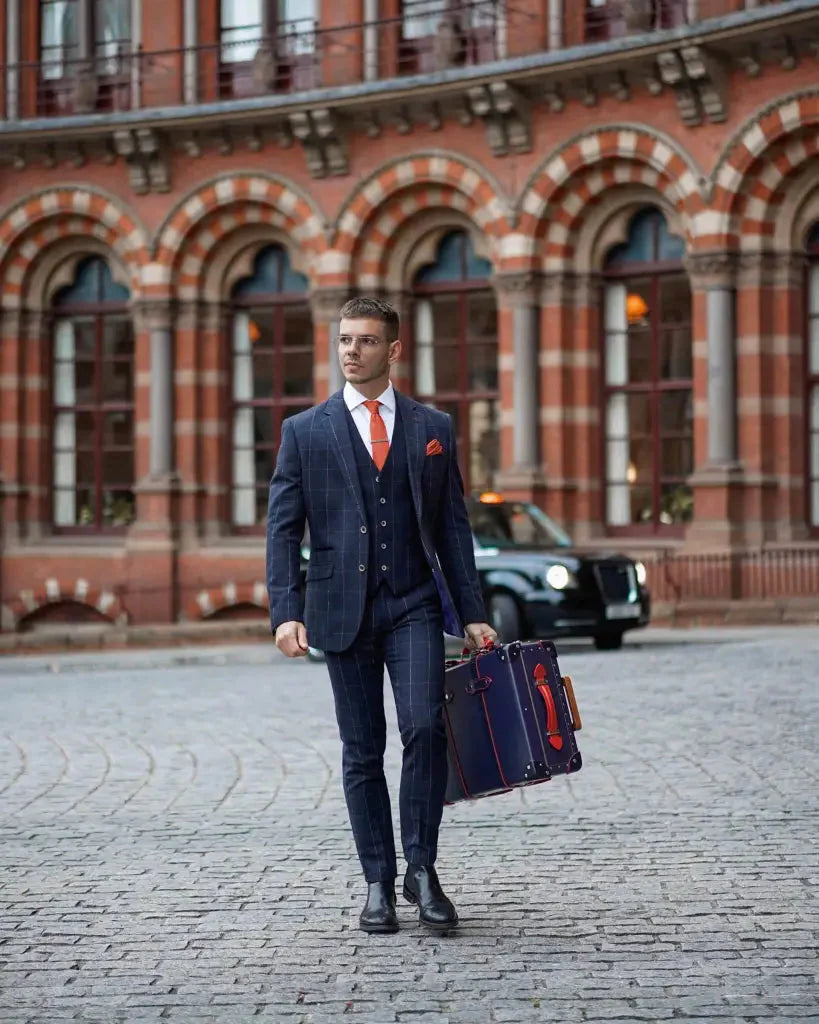 Cavani Three-Piece Suit - Angels Navy