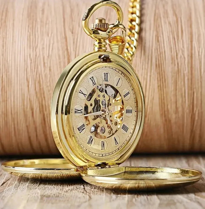 Glad gold Peaky Blinders pocket watch - pocketwatch