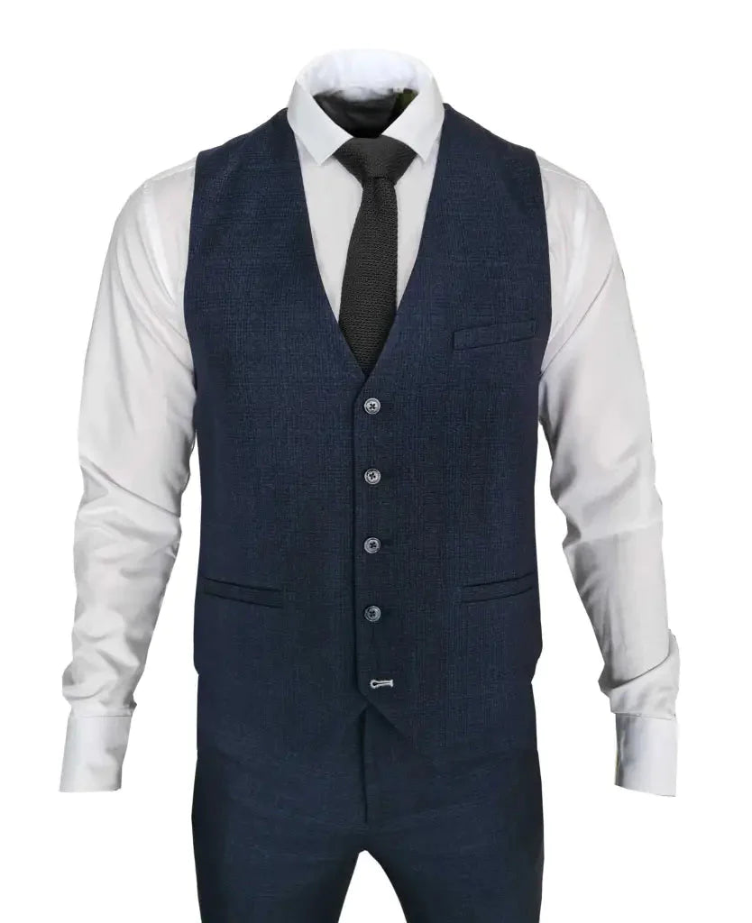 Men's Suit Navy Blue - Cavani Caridi