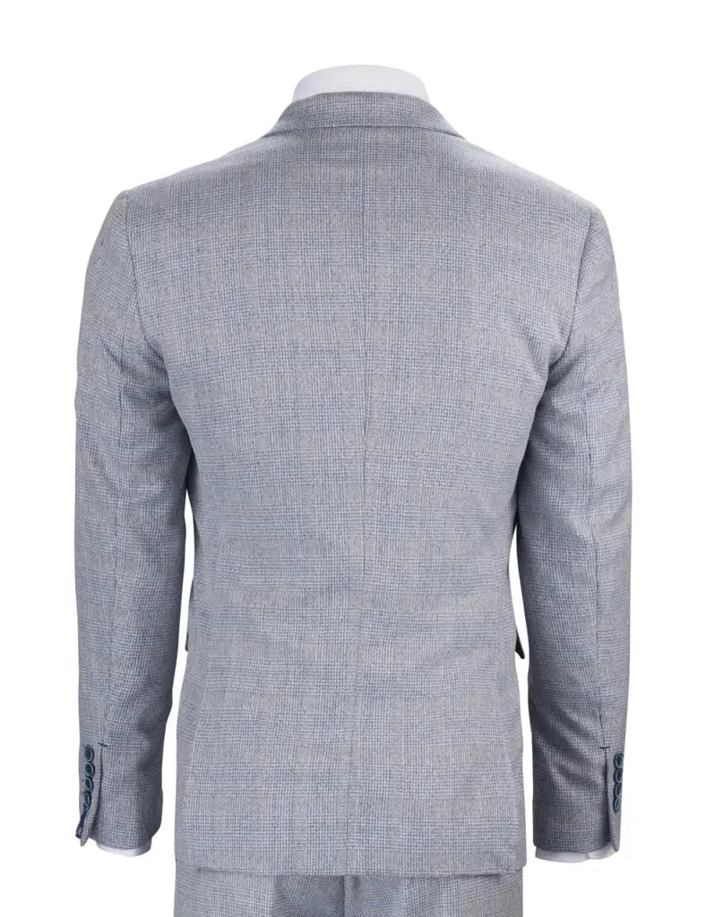 Light Blue 3-Piece Suit Cavani Caridi Sky Blue