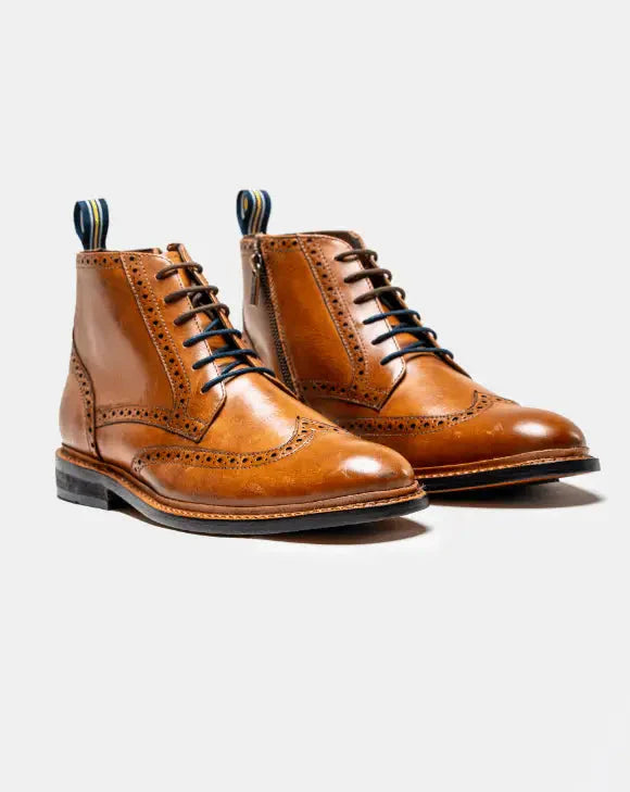 Light brown men's Boots - Cavani Ashmoor Tan