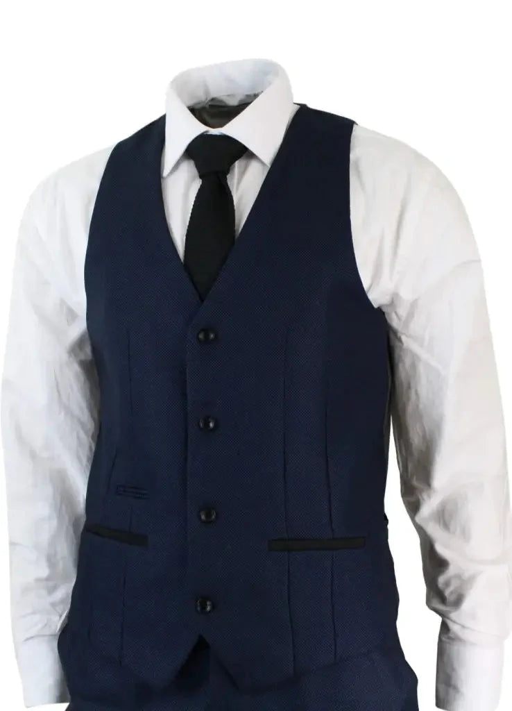 Navy Blue Men's Suit Callum | Jacket, Waistcoat & Trousers