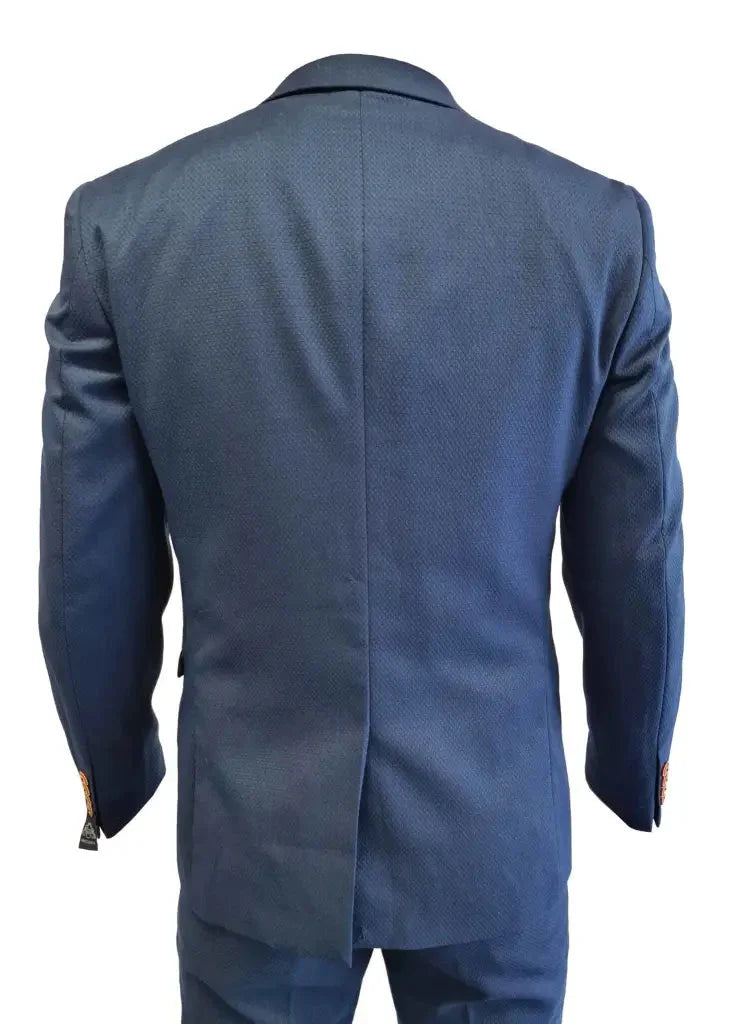 Navy Blue Suit - Max Royal Blue 3-Piece Suit