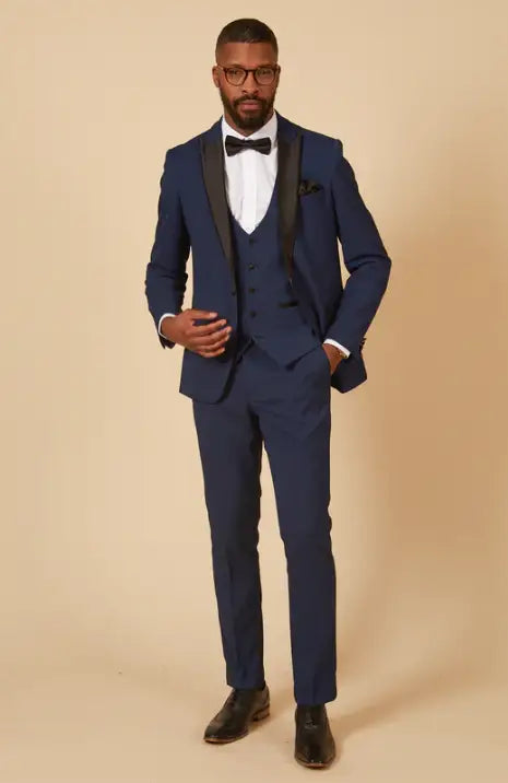 Navy Tuxedo 3-Piece Suit